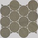 Apavisa Nanoshiba 7.0 Brown natural mosaico circle 30x35
