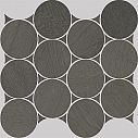Apavisa Nanoshiba 7.0 Antracite natural mosaico circle 30x35