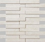 Apavisa Evolution White striato mosaico brick