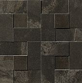 Apavisa Materia Black natural mosaico brick